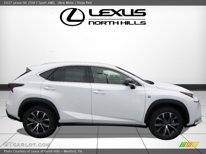 Ultra White / Rioja Red 2017 Lexus NX 200t F Sport AWD