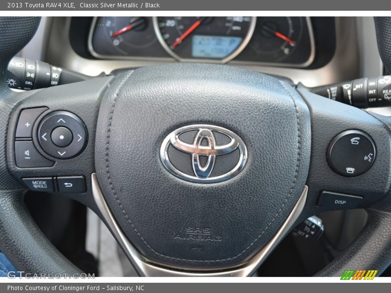 Classic Silver Metallic / Black 2013 Toyota RAV4 XLE