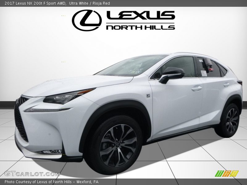 Ultra White / Rioja Red 2017 Lexus NX 200t F Sport AWD