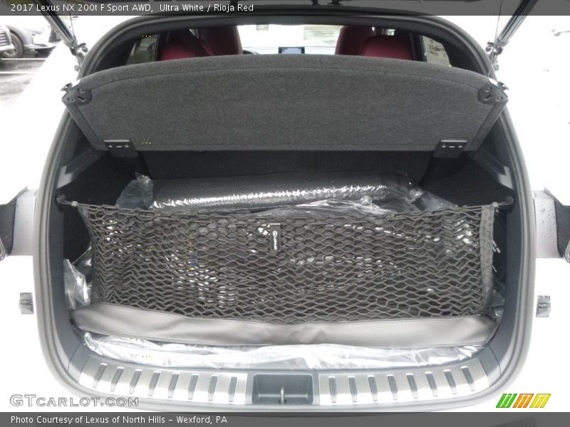 Ultra White / Rioja Red 2017 Lexus NX 200t F Sport AWD
