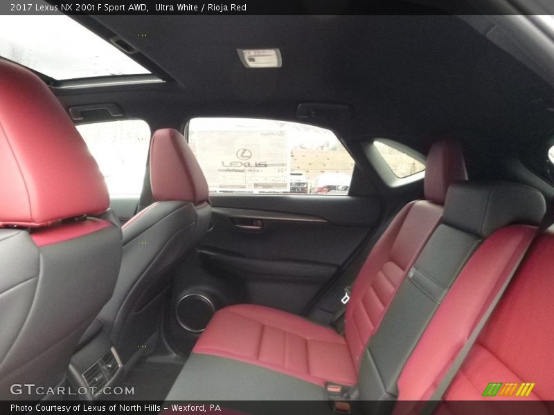 Ultra White / Rioja Red 2017 Lexus NX 200t F Sport AWD