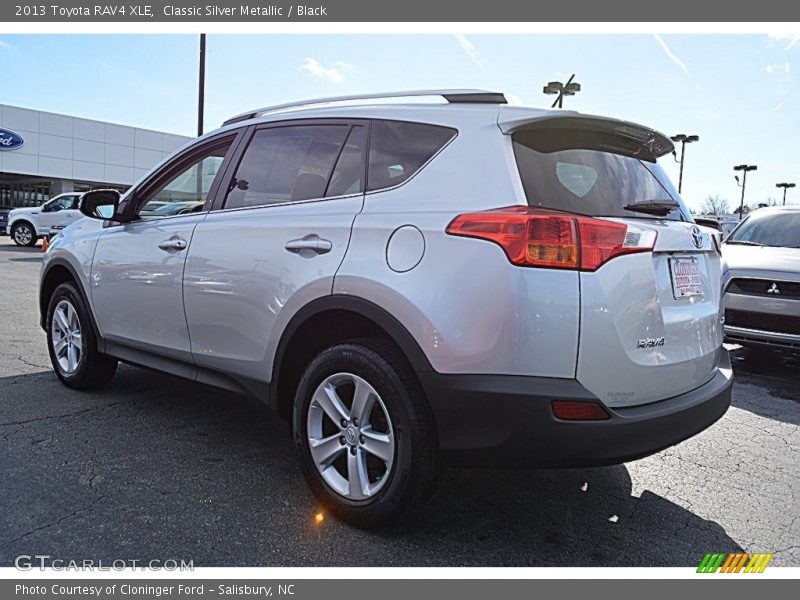 Classic Silver Metallic / Black 2013 Toyota RAV4 XLE