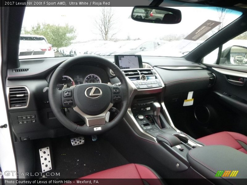  2017 NX 200t F Sport AWD Rioja Red Interior