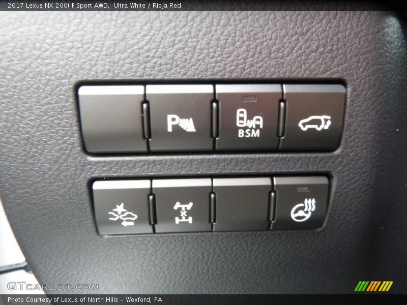 Ultra White / Rioja Red 2017 Lexus NX 200t F Sport AWD