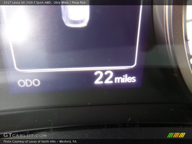 Ultra White / Rioja Red 2017 Lexus NX 200t F Sport AWD