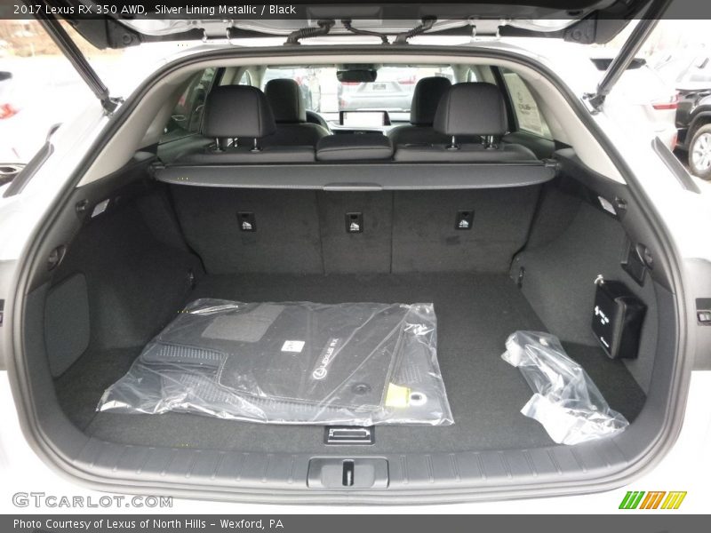 Silver Lining Metallic / Black 2017 Lexus RX 350 AWD