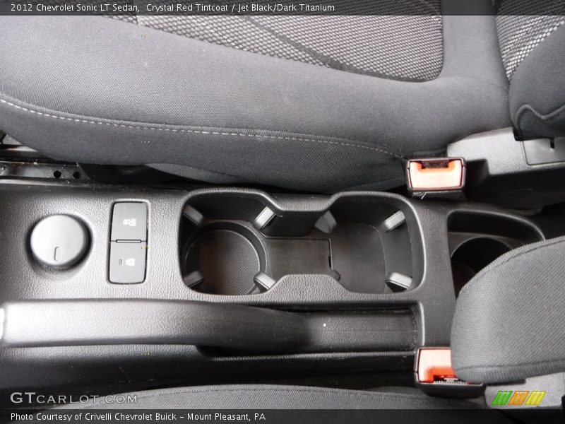 Crystal Red Tintcoat / Jet Black/Dark Titanium 2012 Chevrolet Sonic LT Sedan