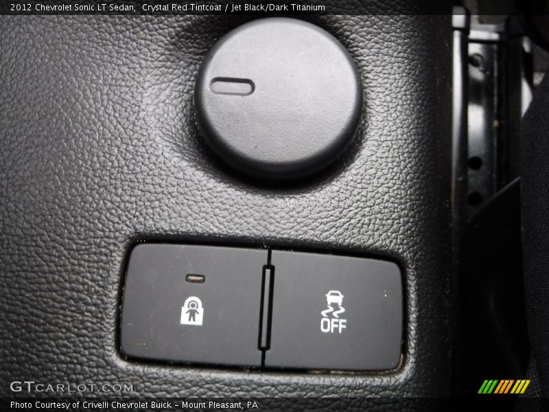 Crystal Red Tintcoat / Jet Black/Dark Titanium 2012 Chevrolet Sonic LT Sedan