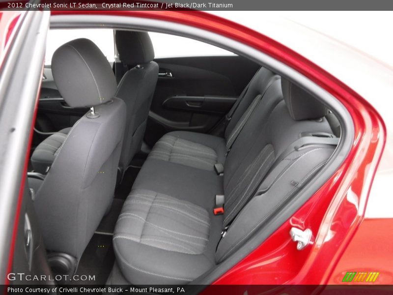 Crystal Red Tintcoat / Jet Black/Dark Titanium 2012 Chevrolet Sonic LT Sedan