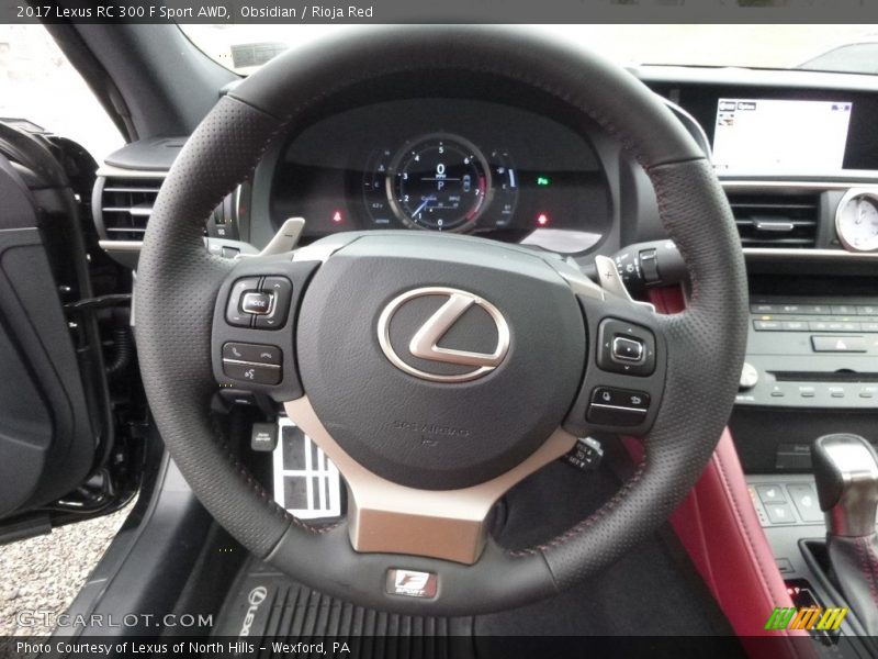  2017 RC 300 F Sport AWD Steering Wheel