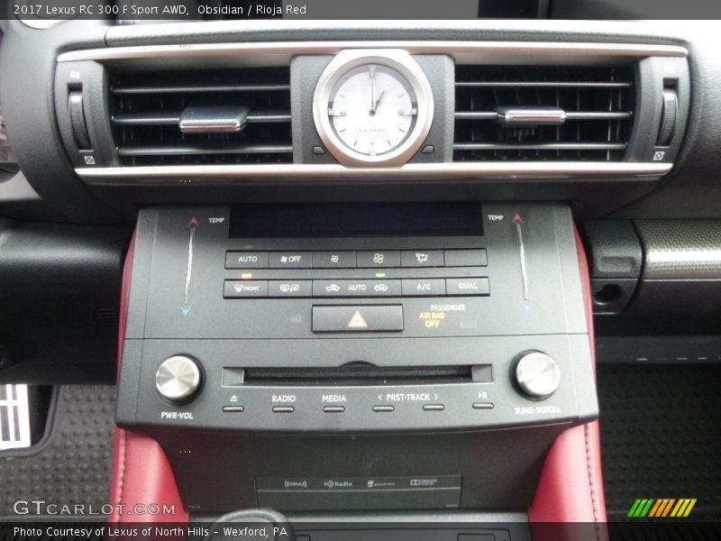 Controls of 2017 RC 300 F Sport AWD