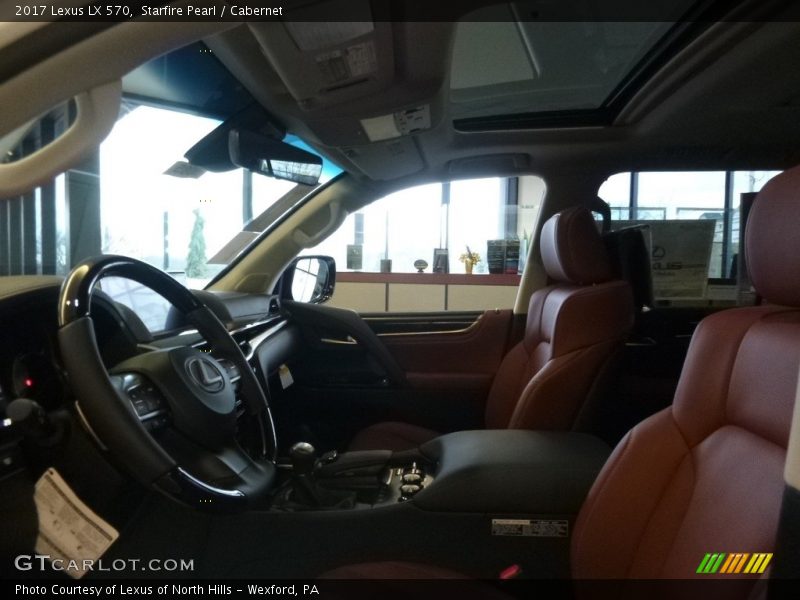 Starfire Pearl / Cabernet 2017 Lexus LX 570