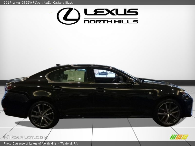 Caviar / Black 2017 Lexus GS 350 F Sport AWD