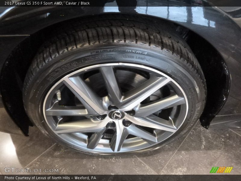 Caviar / Black 2017 Lexus GS 350 F Sport AWD