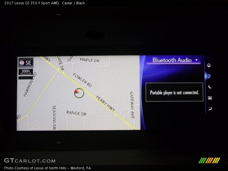 Navigation of 2017 GS 350 F Sport AWD