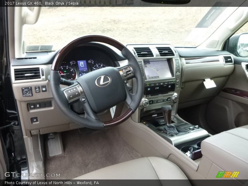  2017 GX 460 Sepia Interior