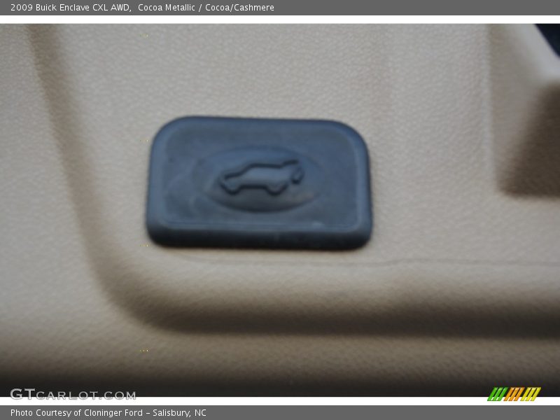 Cocoa Metallic / Cocoa/Cashmere 2009 Buick Enclave CXL AWD