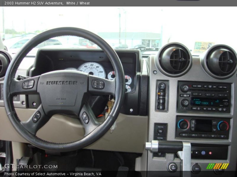 White / Wheat 2003 Hummer H2 SUV Adventure