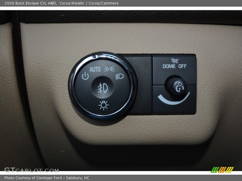 Cocoa Metallic / Cocoa/Cashmere 2009 Buick Enclave CXL AWD