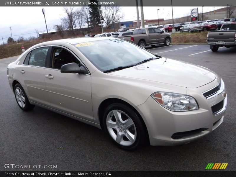 Gold Mist Metallic / Cocoa/Cashmere 2011 Chevrolet Malibu LS