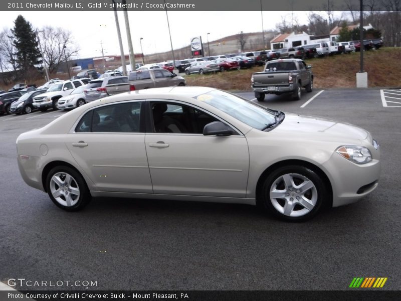 Gold Mist Metallic / Cocoa/Cashmere 2011 Chevrolet Malibu LS
