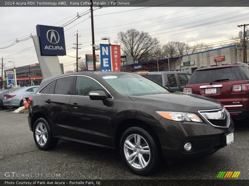 Kona Coffee Metallic / Parchment 2014 Acura RDX Technology AWD