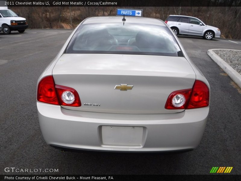 Gold Mist Metallic / Cocoa/Cashmere 2011 Chevrolet Malibu LS
