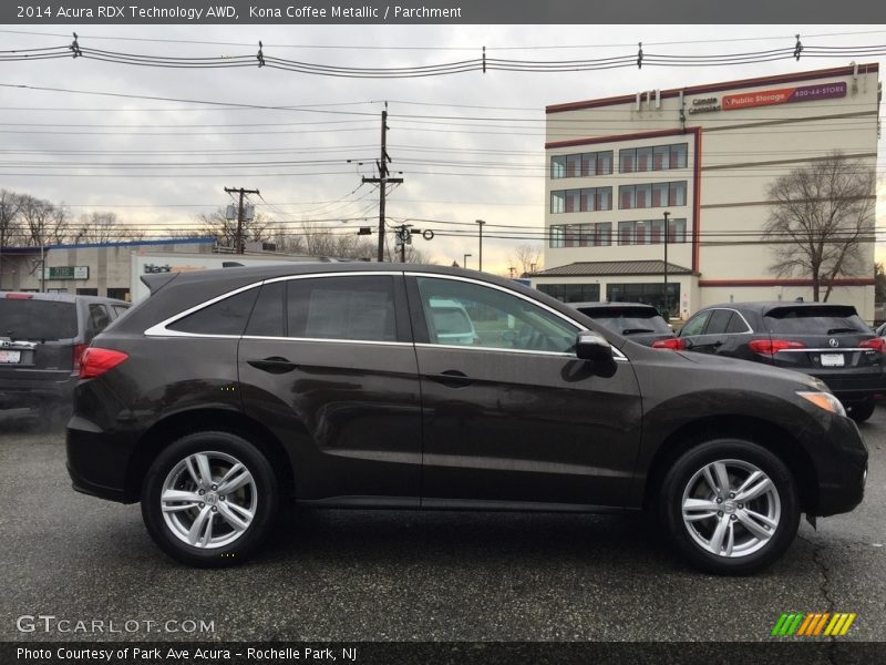 Kona Coffee Metallic / Parchment 2014 Acura RDX Technology AWD