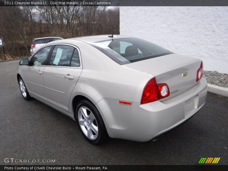 Gold Mist Metallic / Cocoa/Cashmere 2011 Chevrolet Malibu LS