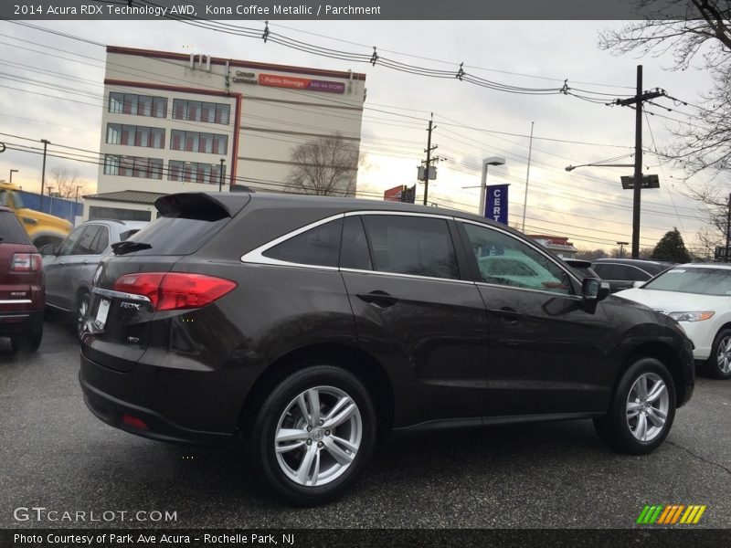 Kona Coffee Metallic / Parchment 2014 Acura RDX Technology AWD