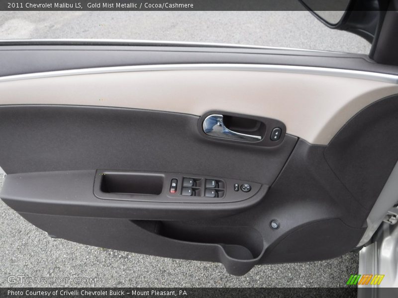 Gold Mist Metallic / Cocoa/Cashmere 2011 Chevrolet Malibu LS
