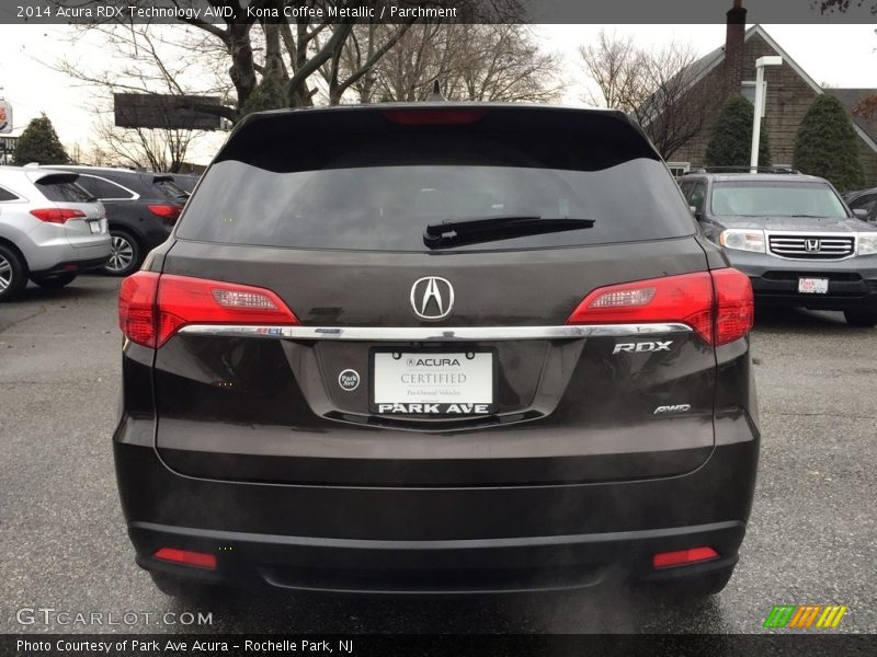 Kona Coffee Metallic / Parchment 2014 Acura RDX Technology AWD