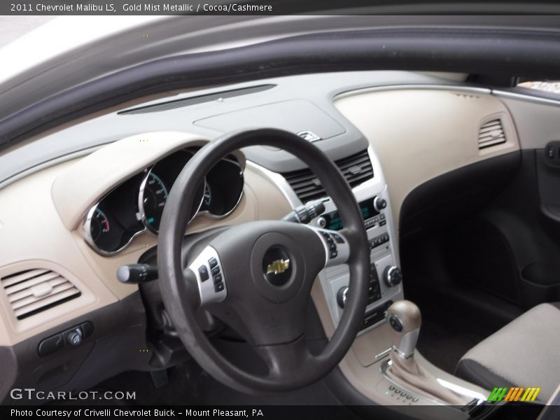 Gold Mist Metallic / Cocoa/Cashmere 2011 Chevrolet Malibu LS