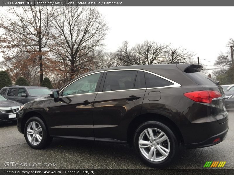 Kona Coffee Metallic / Parchment 2014 Acura RDX Technology AWD