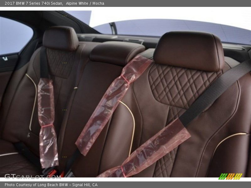 Alpine White / Mocha 2017 BMW 7 Series 740i Sedan