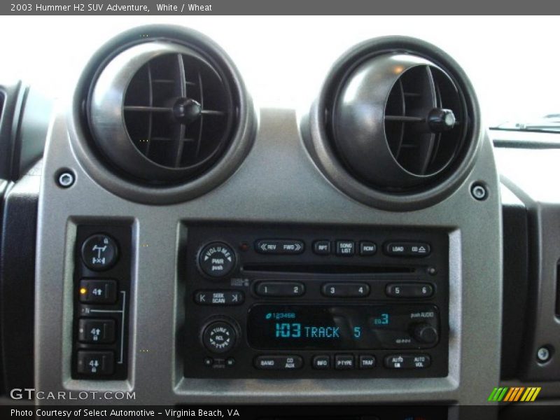 White / Wheat 2003 Hummer H2 SUV Adventure