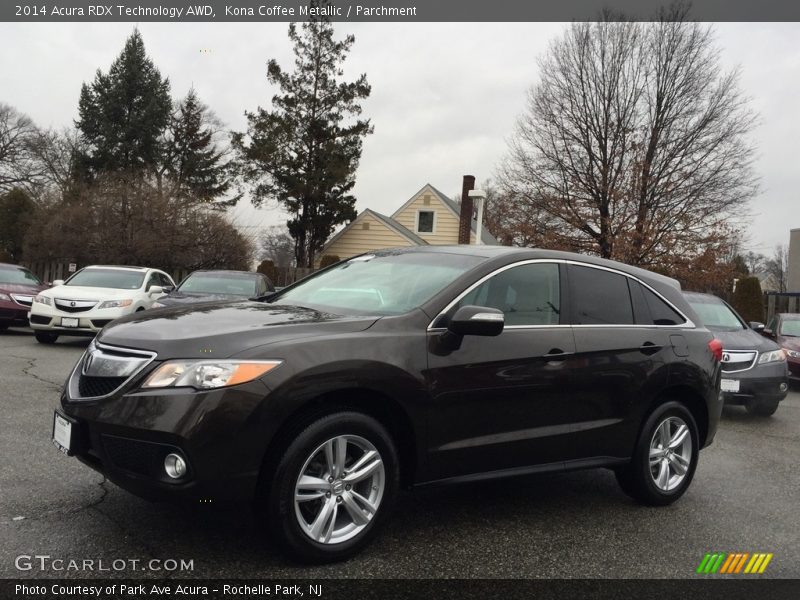 Kona Coffee Metallic / Parchment 2014 Acura RDX Technology AWD