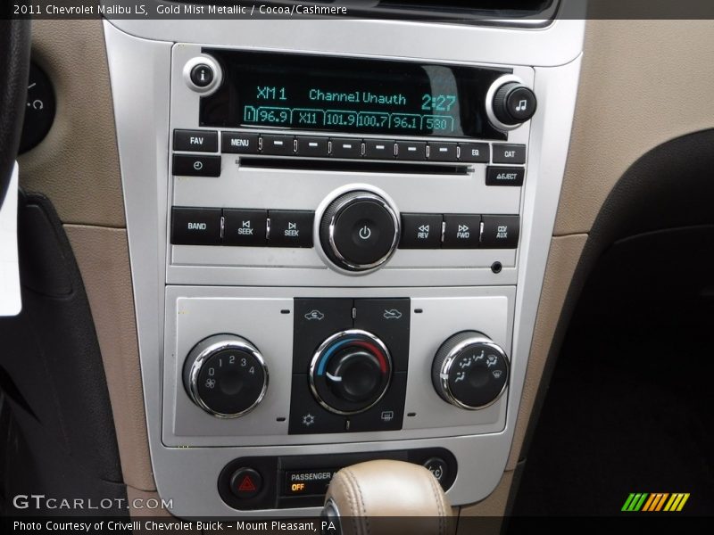 Gold Mist Metallic / Cocoa/Cashmere 2011 Chevrolet Malibu LS