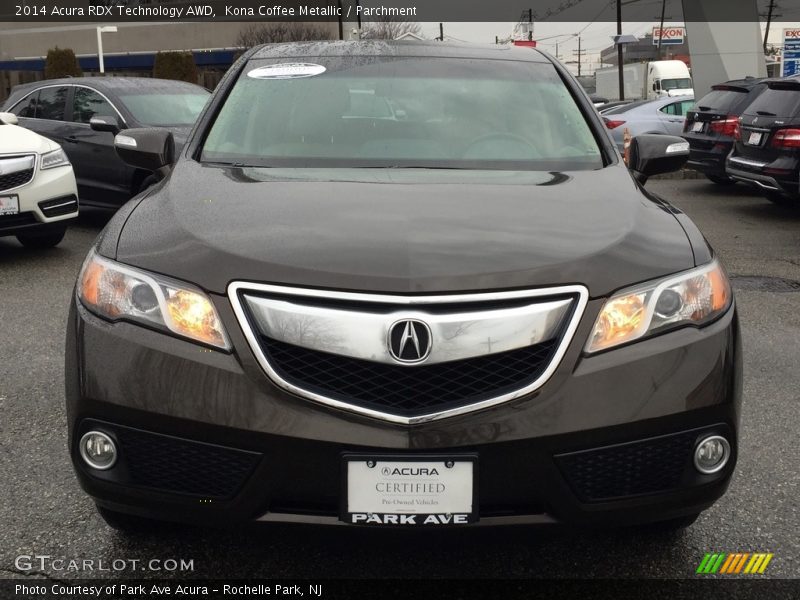 Kona Coffee Metallic / Parchment 2014 Acura RDX Technology AWD