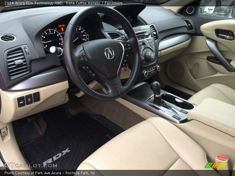 Kona Coffee Metallic / Parchment 2014 Acura RDX Technology AWD