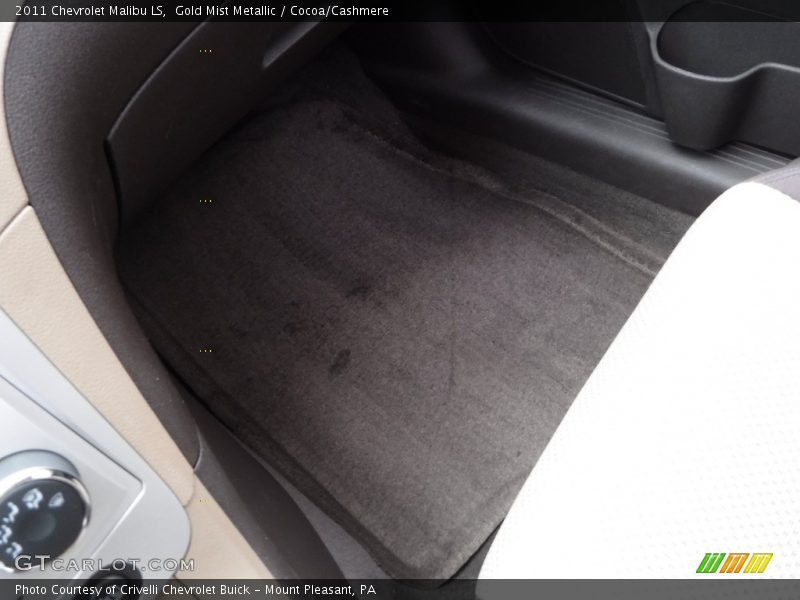 Gold Mist Metallic / Cocoa/Cashmere 2011 Chevrolet Malibu LS