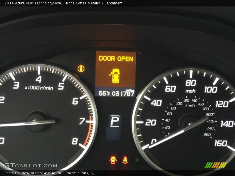 Kona Coffee Metallic / Parchment 2014 Acura RDX Technology AWD