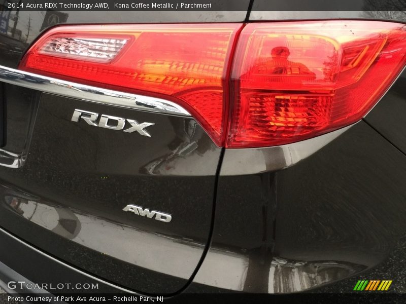 Kona Coffee Metallic / Parchment 2014 Acura RDX Technology AWD