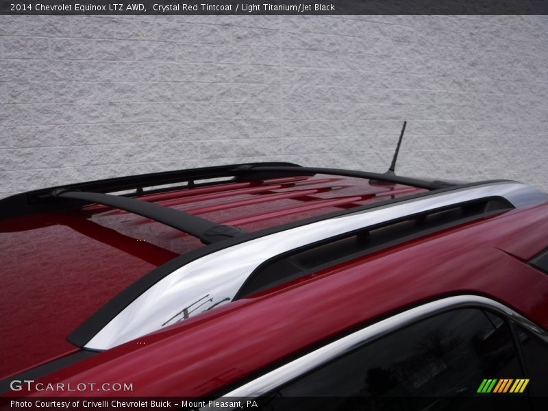 Crystal Red Tintcoat / Light Titanium/Jet Black 2014 Chevrolet Equinox LTZ AWD