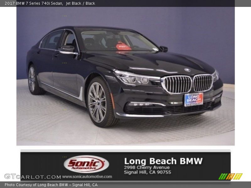 Jet Black / Black 2017 BMW 7 Series 740i Sedan