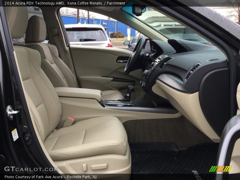 Kona Coffee Metallic / Parchment 2014 Acura RDX Technology AWD