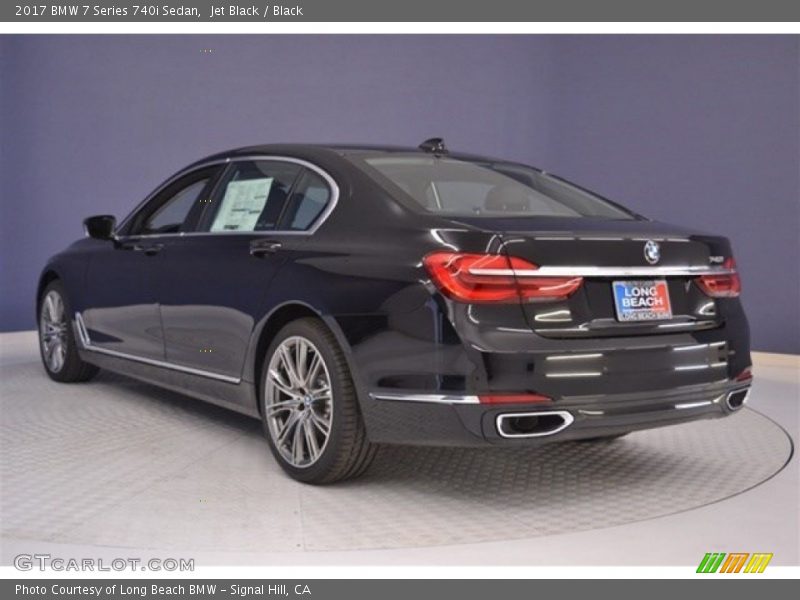 Jet Black / Black 2017 BMW 7 Series 740i Sedan