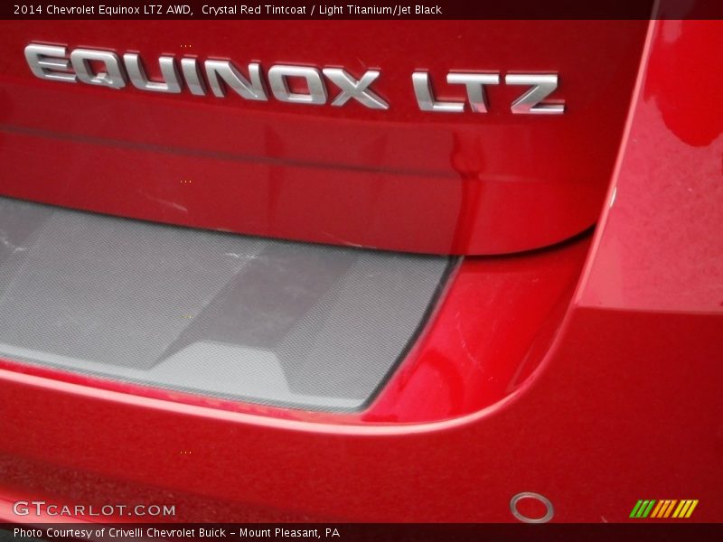 Crystal Red Tintcoat / Light Titanium/Jet Black 2014 Chevrolet Equinox LTZ AWD