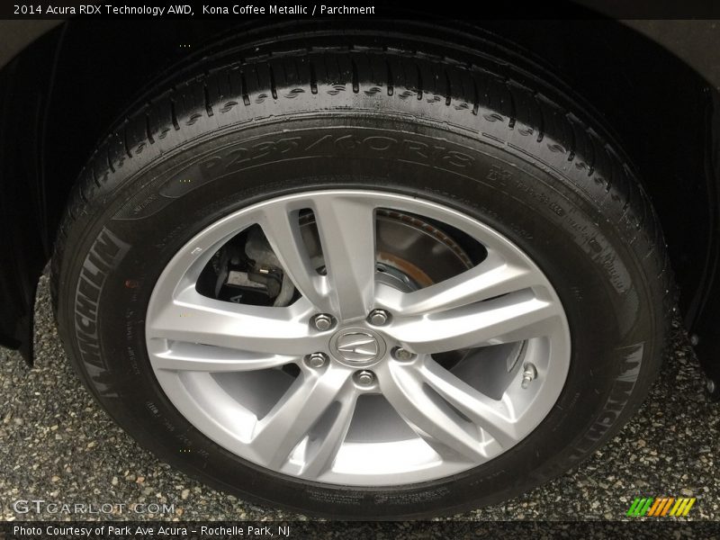 Kona Coffee Metallic / Parchment 2014 Acura RDX Technology AWD