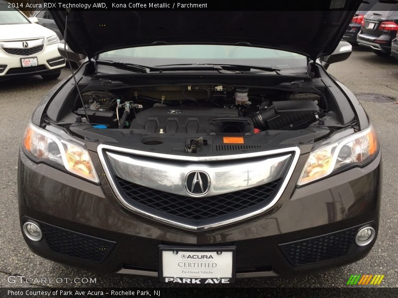 Kona Coffee Metallic / Parchment 2014 Acura RDX Technology AWD